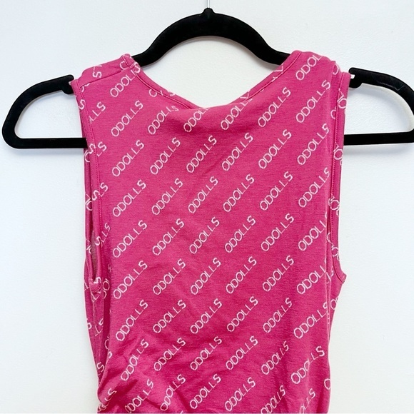 ASOS ODolls Collection Women’s US 8 Pink Motif Detail Ruched Sweater Mini Dress - Picture 8 of 10